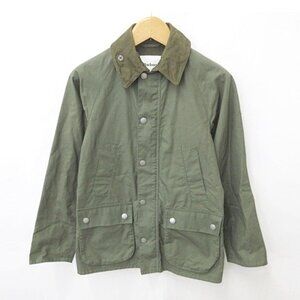 Barbour Bedale SL Non-Waxed Jacket - Japan S USA XS 34 Green Japan Cotton Linen